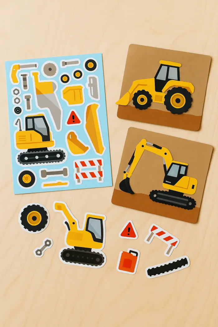 Make-Your-Own Construction Stickers