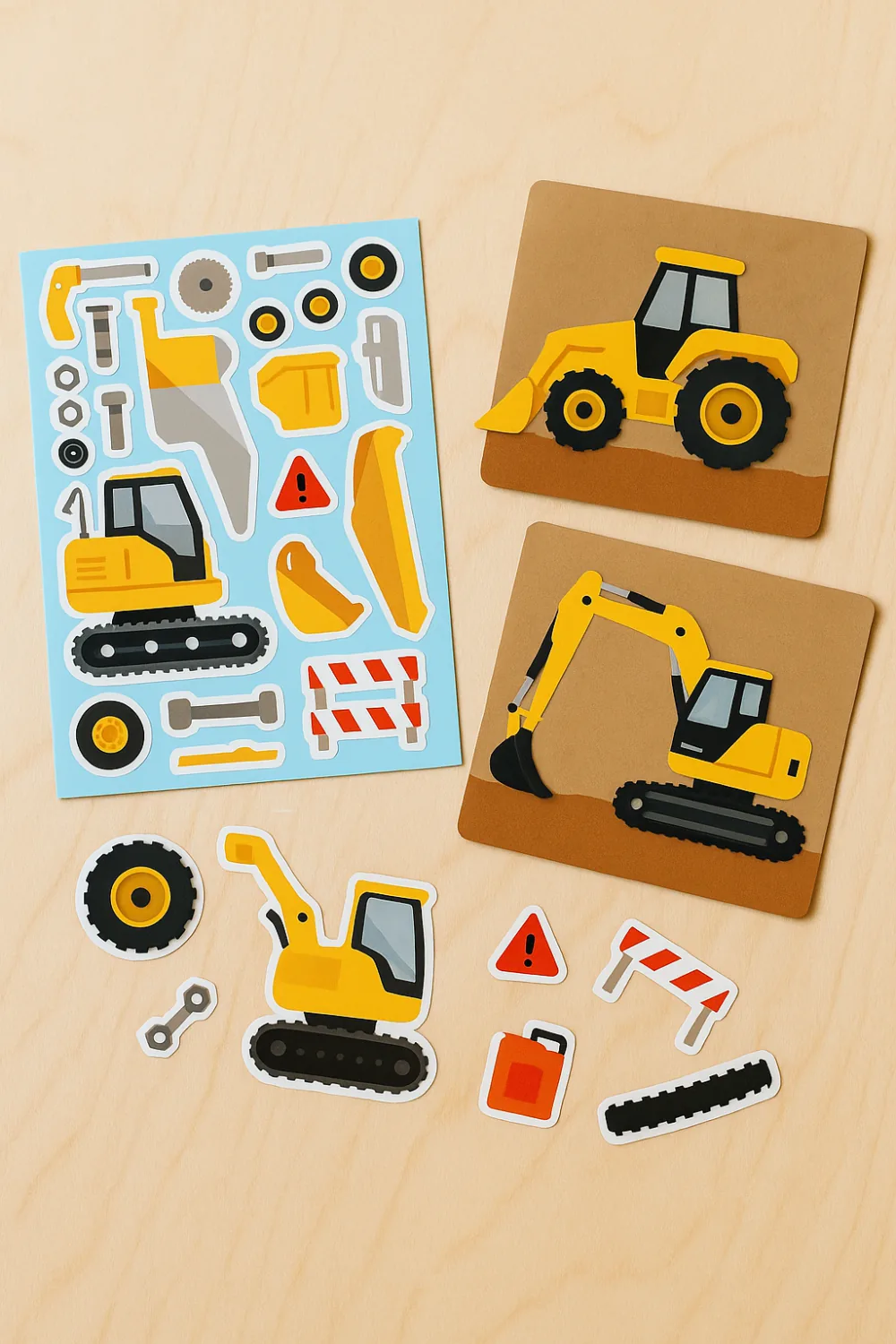 Make-Your-Own Construction Stickers