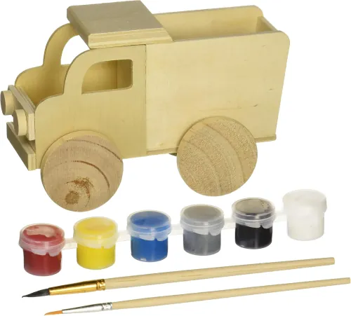 MasterPieces Works of Ahhh Dump Truck Large Wood Paint Kit