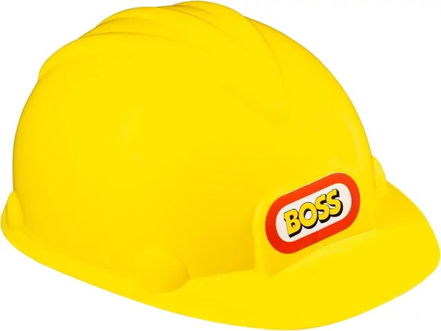 Dress Up America Kids Construction Hard Hat — Adjustable Yellow Helmet