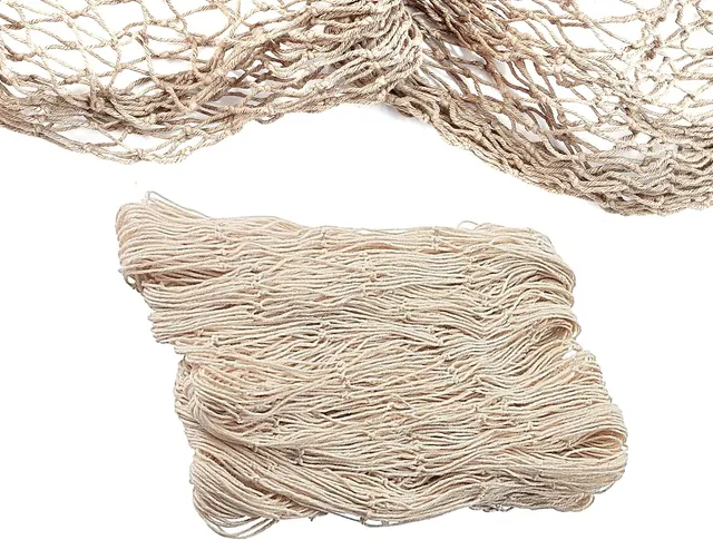 Natural Cotton Fish Net Party Decoration